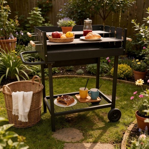 Barbecue carbonella party - barbecue, a