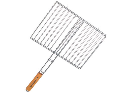 Griglia doppia per barbecue